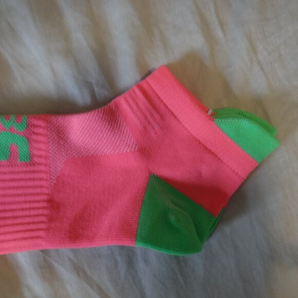 SLS3 Adult Triathlon Athletic Performance Socks Size Large Neon Orange NWT - Picture 3 of 8